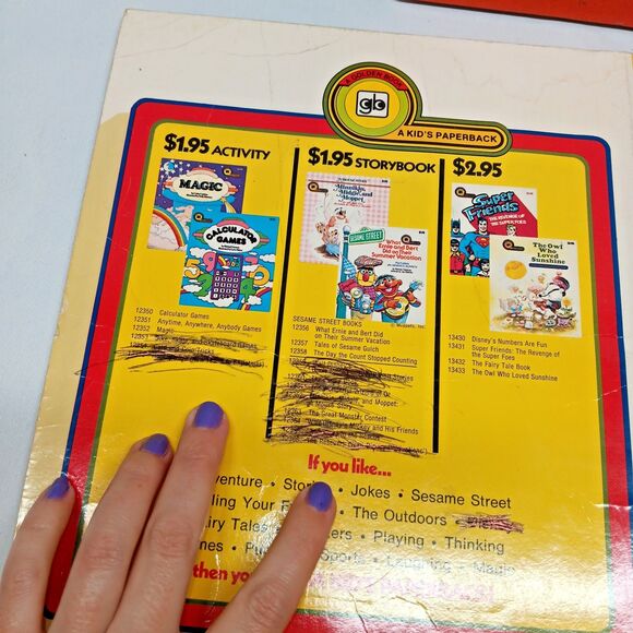 Vintage Sesame Street Books Jim Henson Muppets Big Bird Count Oscar Lot 3 - Picture 8 of 8